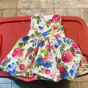 Carter's Floral Kids Dress - Pink, Blue, Green